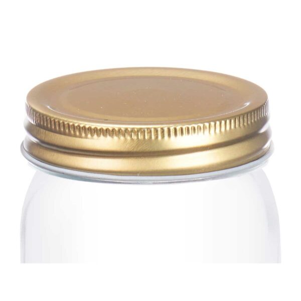 Vaso Vivalto Trasparente Dorato 180 ml (18 Unità)