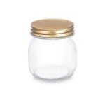 Vaso Vivalto Trasparente Dorato 300 ml (12 Unità)