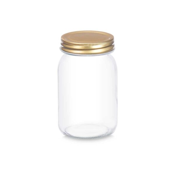 Vaso Vivalto Trasparente Dorato 500 ml (8 Unità)