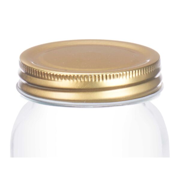 Vaso Vivalto Trasparente Dorato 500 ml (8 Unità)