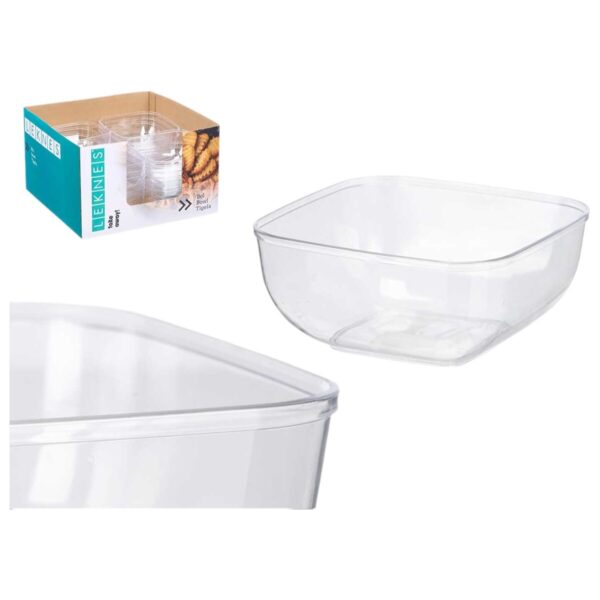 Set di Ciotole Leknes Trasparente Plastica 800 ml 15,3 x 7 x 15,3 cm (24 Unità)