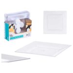 Set di piatti Leknes Trasparente polistirene Plastica 20,3 x 1,5 x 20,3 cm (24 Unità)