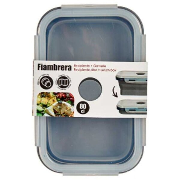 Porta pranzo Kinvara Grigio Trasparente ABS 800 ml (6 Unità)