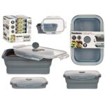 Porta pranzo Kinvara Grigio Trasparente ABS 800 ml (6 Unità)