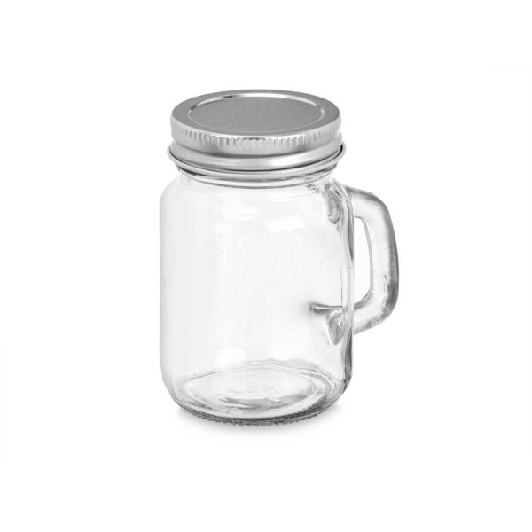 Vaso Vivalto Trasparente Argentato 120 ml (6 Unità)