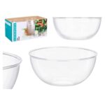 Set di piatti Leknes Trasparente Plastica 3,5 L 25,5 x 12,5 x 25,5 cm (12 Unità)