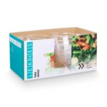 Set di piatti Leknes Trasparente Plastica 3,5 L 25,5 x 12,5 x 25,5 cm (12 Unità)