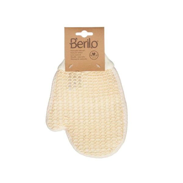 Guanto Esfoliante Berilo Bianco Beige (12 Unità)
