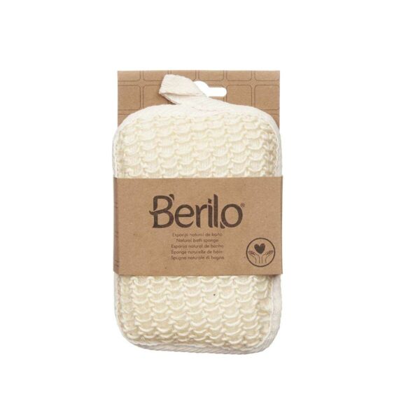 Spugna per il Corpo Berilo Bianco Beige 11 x 16,5 x 3 cm (12 Unità)