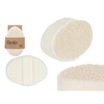 Spugna per il Corpo Berilo Bianco Beige 15 x 5 x 10 cm (12 Unità)