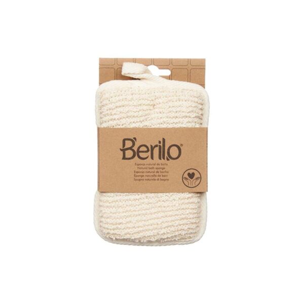 Spugna per il Corpo Berilo Bianco Beige 11 x 16,5 x 2 cm (12 Unità)