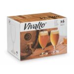 Calice Vivalto Trasparente Vetro 440 ml Birra (6 Unità)