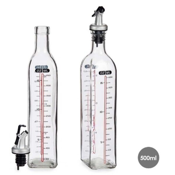Oliera Vivalto Trasparente Vetro Silicone polipropilene 500 ml (12 Unità)
