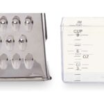 Grattugia con Contenitore Kinvara Trasparente Argentato Acciaio inossidabile polipropilene polistirene 9 x 6,7 x 20,5 cm (12 Uni