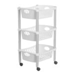 Carrello per Verdure Stefanplast Bianco Plastica 40 x 29,5 x 68,5 cm (6 Unità)