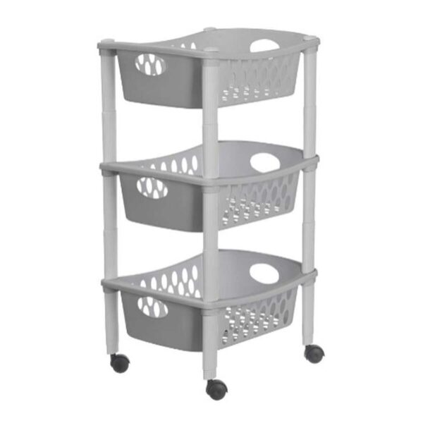 Carrello per Verdure Stefanplast Grigio Plastica 40 x 29,5 x 68,5 cm (6 Unità)