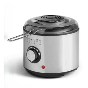 Friggitrice Argon Nero Trasparente Argentato 1 L 950 W