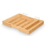 Vassoio Portaposate Kinvara Naturale Bambù 47,5 x 5 x 36 cm Pieghevole (6 Unità)