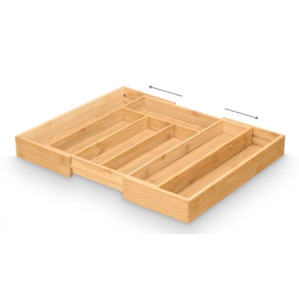 Vassoio Portaposate Kinvara Naturale Bambù 47,5 x 5 x 36 cm Pieghevole (6 Unità)