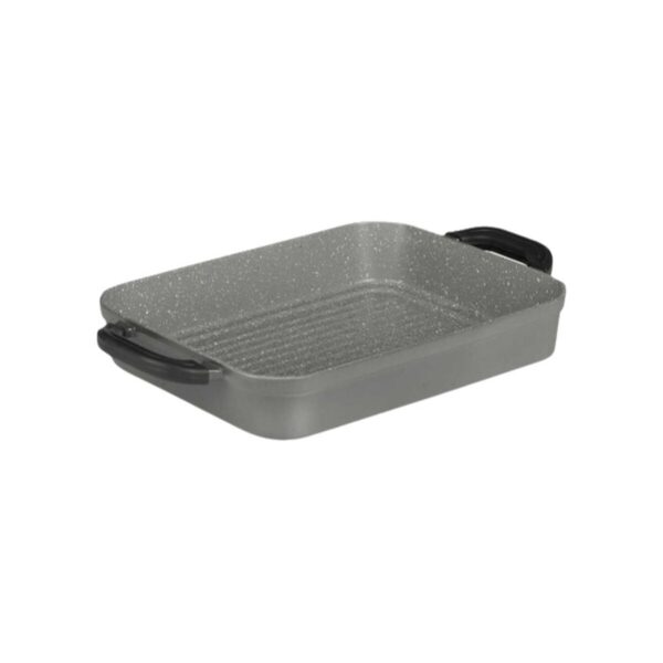 Griglia Kinvara Bianco Rosso Grigio Silicone Alluminio 32 x 25 cm
