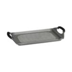 Griglia Kinvara Bianco Rosso Grigio Silicone Alluminio 34 x 26 cm