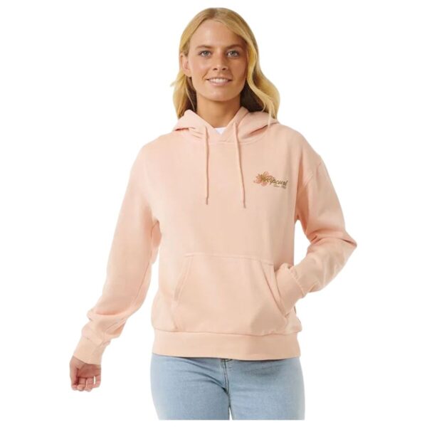 Felpa con Cappuccio Donna Rip Curl Wild Bloom Giallo