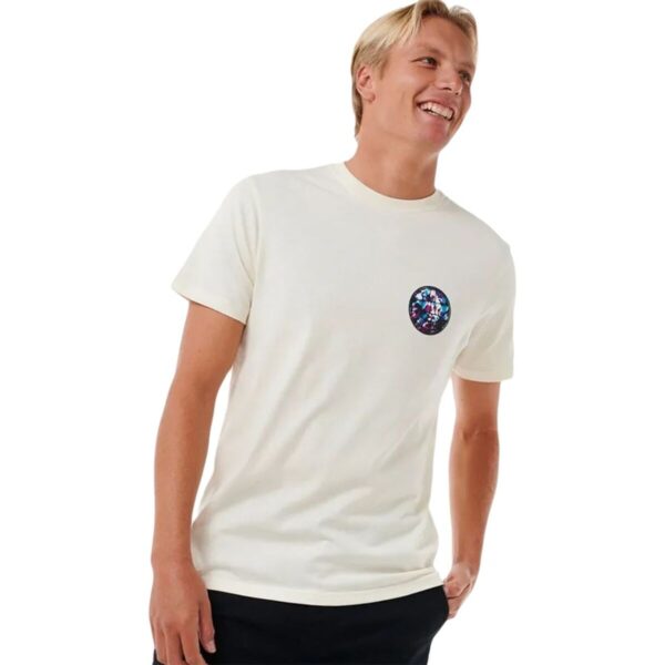 Maglia a Maniche Corte Uomo Rip Curl Passage Tee Bianco