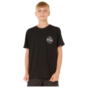 Maglia a Maniche Corte per Bambini Rip Curl Staple Nero