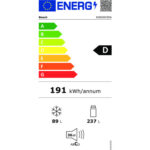 Frigorifero combinato BOSCH KGN36VIDA   186 Acciaio 357 L
