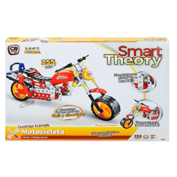 Set di Costruzioni Colorbaby Smart Theory 255 Pezzi Moto (6 Unità)