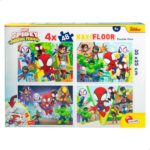 Set di 4 Puzzle Spidey 35 x 1,5 x 25 cm 48 Pezzi (6 Unità)