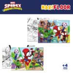 Set di 4 Puzzle Spidey 35 x 1,5 x 25 cm 48 Pezzi (6 Unità)