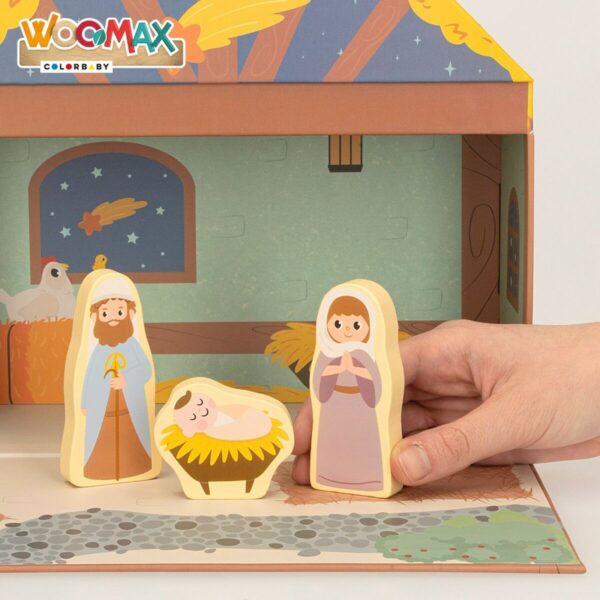 Presepe di Natale Woomax Legno Plastica 25 x 20 x 24,5 cm 15 Pezzi