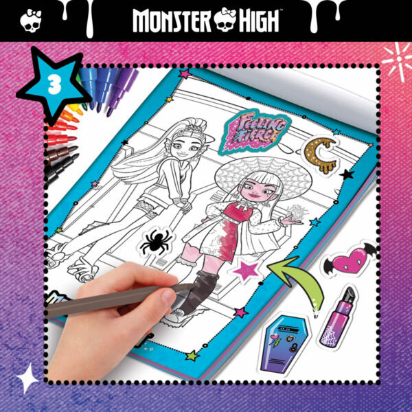 Set da Disegno Monster High (6 Unità)