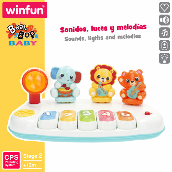 Pianoforte giocattolo Winfun 26 x 11 x 15 cm (4 Unità)