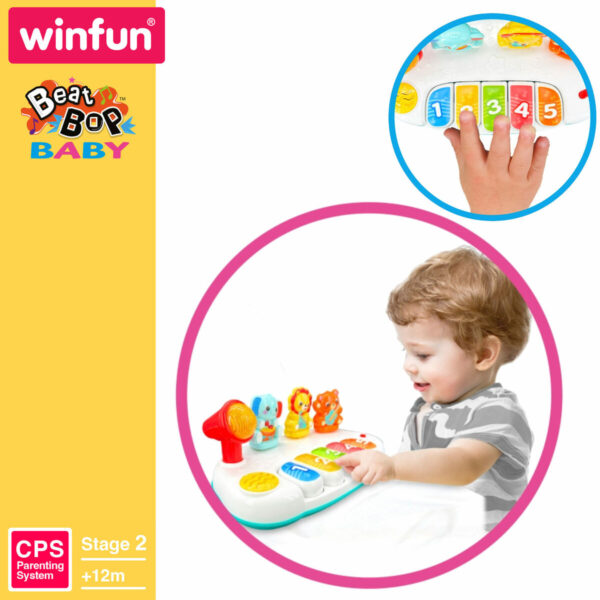 Pianoforte giocattolo Winfun 26 x 11 x 15 cm (4 Unità)