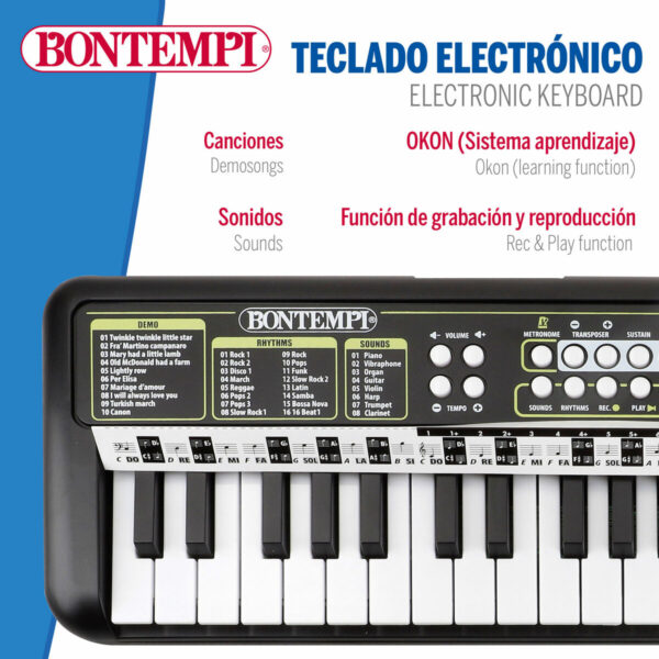 Tastiera 37 Tasti Bontempi 42 x 4 x 15 cm (6 Unità)