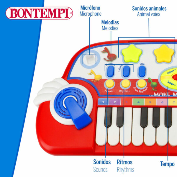 Pianoforte Elettrico Bontempi 38 x 18 x 17 cm (6 Unità)