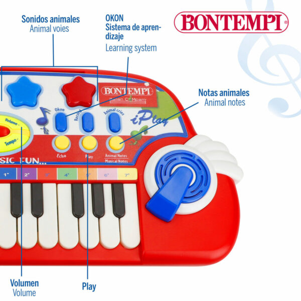 Pianoforte Elettrico Bontempi 38 x 18 x 17 cm (6 Unità)