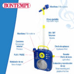 Altoparlante con Microfono Karaoke Bontempi 2 Unità