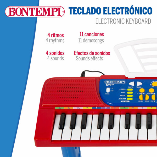 Tastiera 37 Tasti Bontempi 43 x 56 x 23 cm (2 Unità)