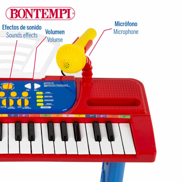 Tastiera 37 Tasti Bontempi 43 x 56 x 23 cm (2 Unità)