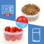 Set di Contenitori da Cucina Ermetici Impilabili Max Home 23 x 11 x 23 cm 6 Unità