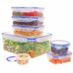 Set di Contenitori da Cucina Ermetici Impilabili Max Home 29 x 12 x 20 cm 6 Unità