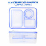 Set di Contenitori da Cucina Ermetici Impilabili Max Home 29 x 12 x 20 cm 6 Unità