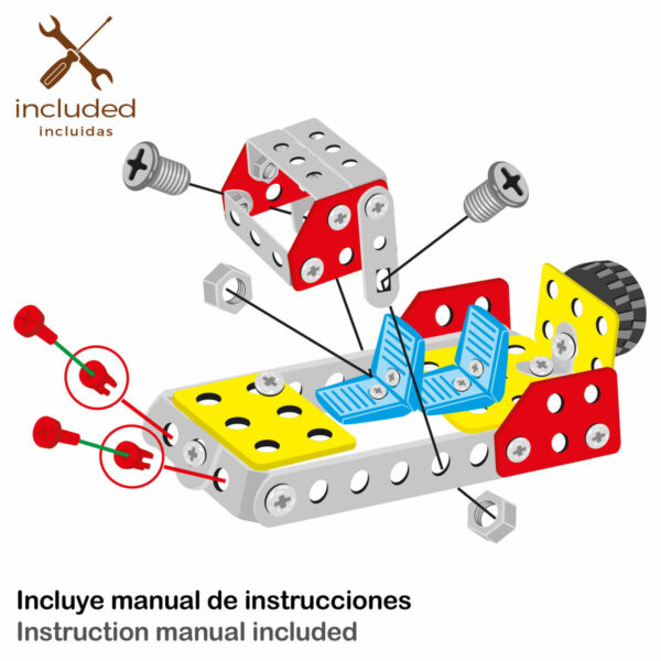 Set di Costruzioni Macchina 236 Pezzi