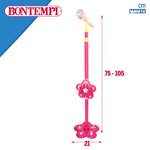 Microfono giocattolo Bontempi 20 x 105 x 20 cm (6 Unità)