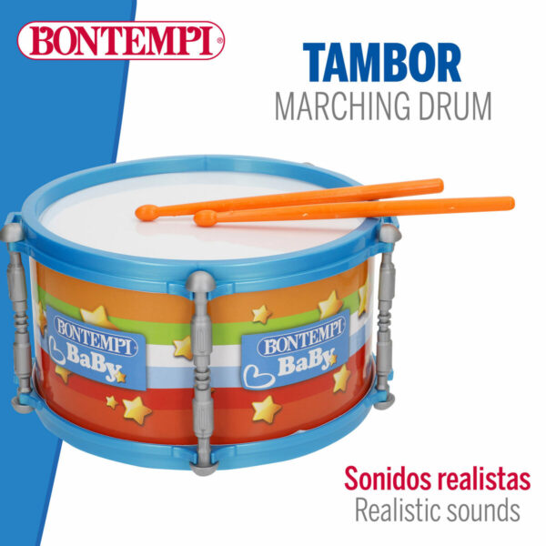 Tamburo Bontempi 24 x 13 x 24 cm (6 Unità)