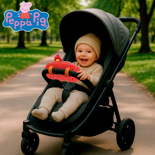 Volante per Passeggino Peppa Pig 26 x 17 x 7 cm (4 Unità)