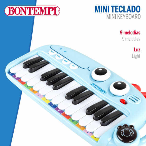 Pianoforte Educativo Apprendimento Bontempi Dino 30 x 4 x 14 cm (4 Unità)